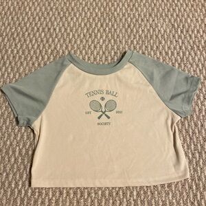 SHEIN , size -S , tennis , cropped tee